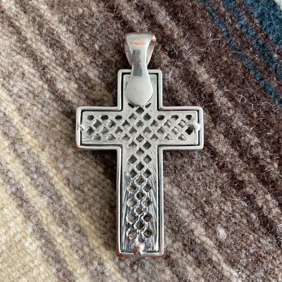 🎄Silver Cross Pendant - Picture 2 of 6